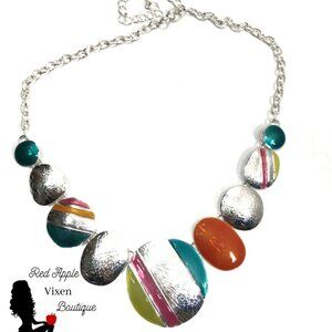 Colorful Circular Shaped Necklace